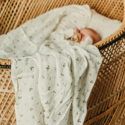 Blankets|Blankets>Bebe Confort Bamboo Muslin Blanket - Leaf
