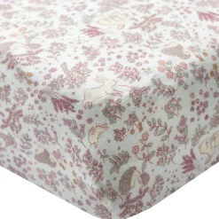 Sale Bamboo Muslin Fitted Crib Sheet - Hedgehog Forest Kids Sheets|Bedding