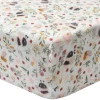 Sheets|Bedding>Loulou Lollipop Bamboo Muslin Fitted Crib Sheet - Bumble Bees
