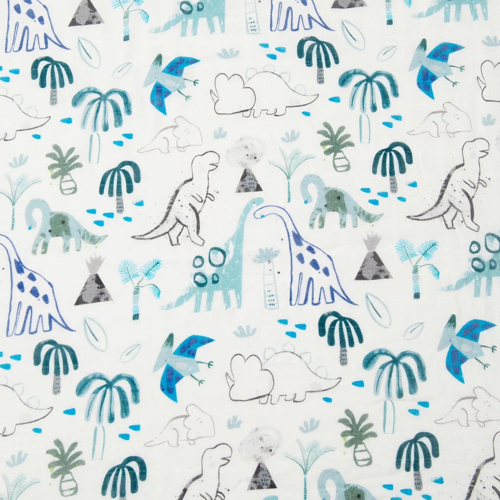 Online Bamboo Muslin Fitted Crib Sheet - Dinosaurs Begins Kids Sheets|Bedding