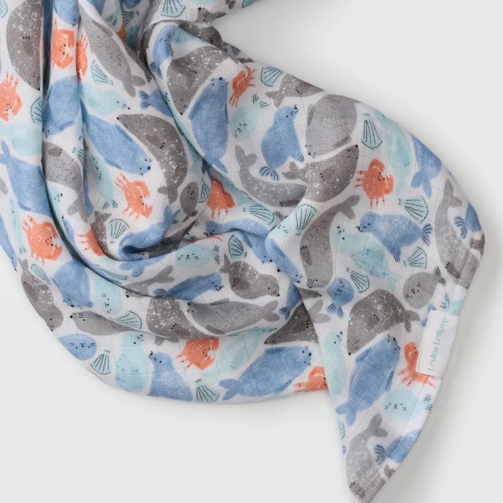 New Bamboo Muslin Swaddle Blanket - Seals Kids Blankets|Blankets