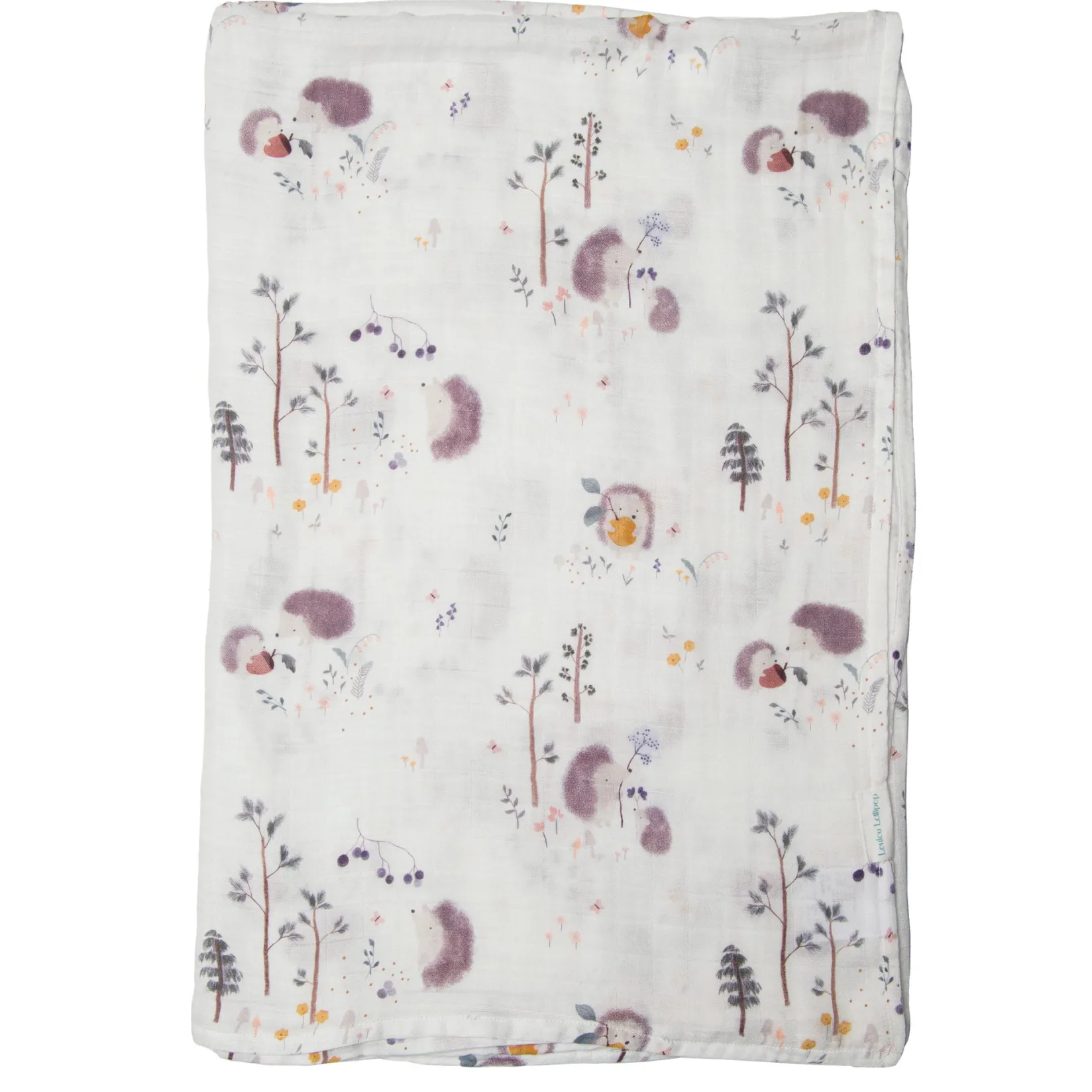 Bamboo Muslin Swaddle Blanket - Hedgehog Kids Blankets|Blankets