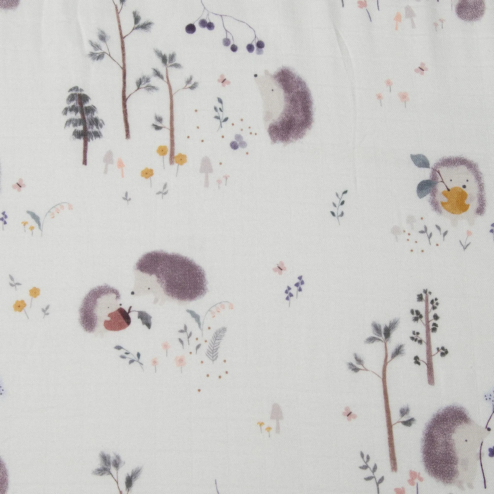 Bamboo Muslin Swaddle Blanket - Hedgehog Kids Blankets|Blankets