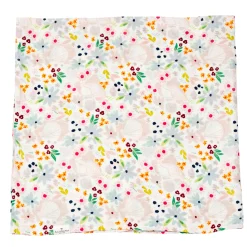 Outlet Bamboo Muslin Swaddle Blanket - Shell Floral Kids Blankets|Blankets