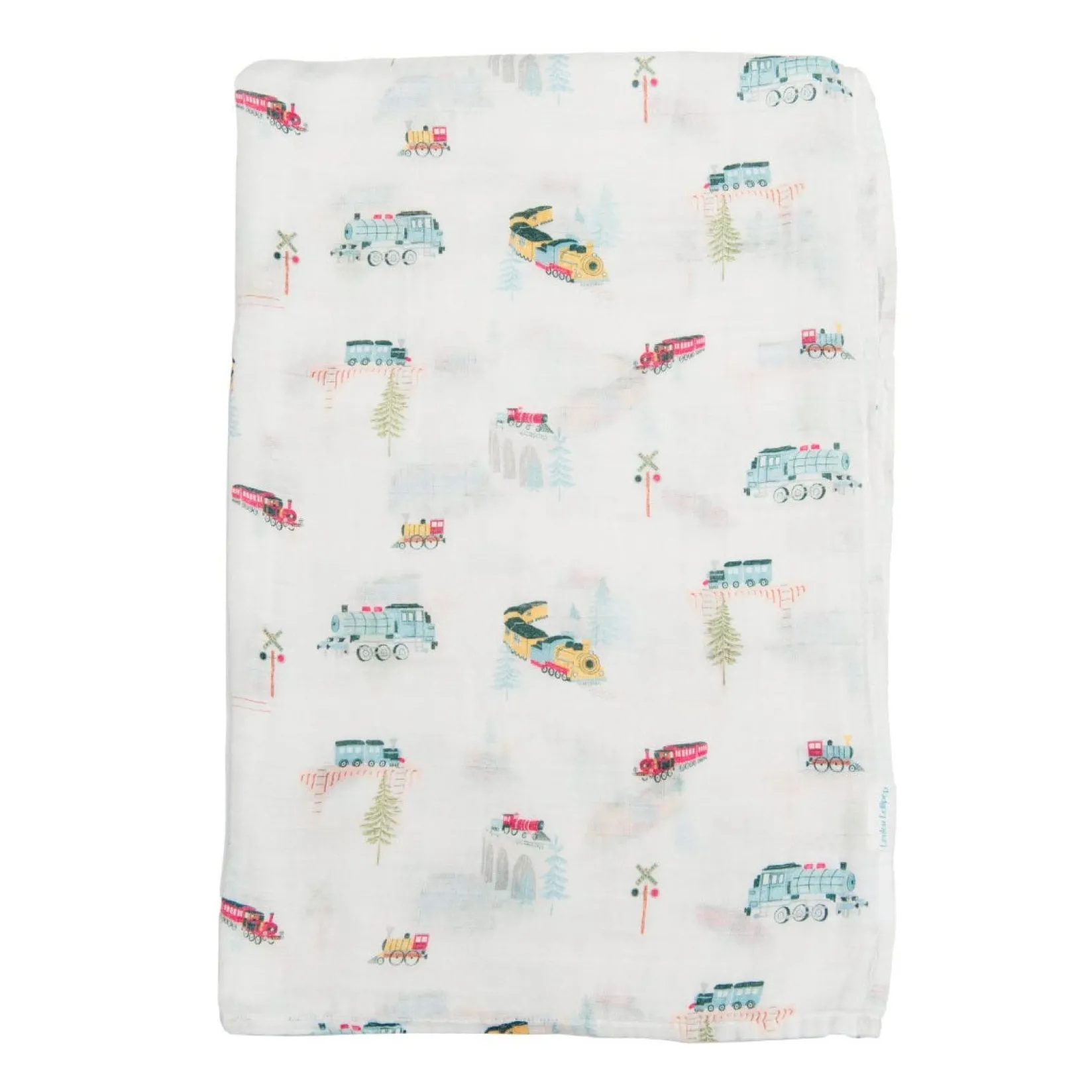 Blankets|Blankets>Loulou Lollipop Bamboo Muslin Swaddle Blanket - All Aboard