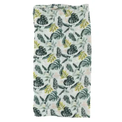 Hot Bamboo Muslin Swaddle Blanket - Jungle Leaves Kids Blankets|Blankets