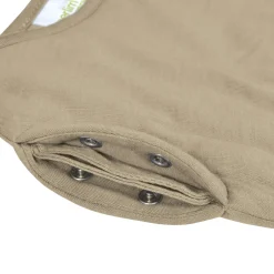 Sleep Bags|Pajamas>Perlimpinpin Bamboo Newborn Sleep Bag - Taupe Beige