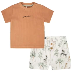 Outfit Sets>Deux par Deux Baobab Jungle 2pces Set 3-24m Ocher