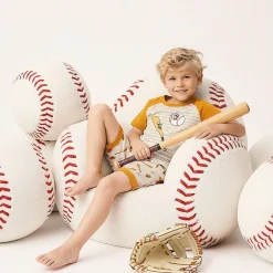 Best Baseballs Pajama Set 2-6 Kids/BOY Pajamas & Bathrobes