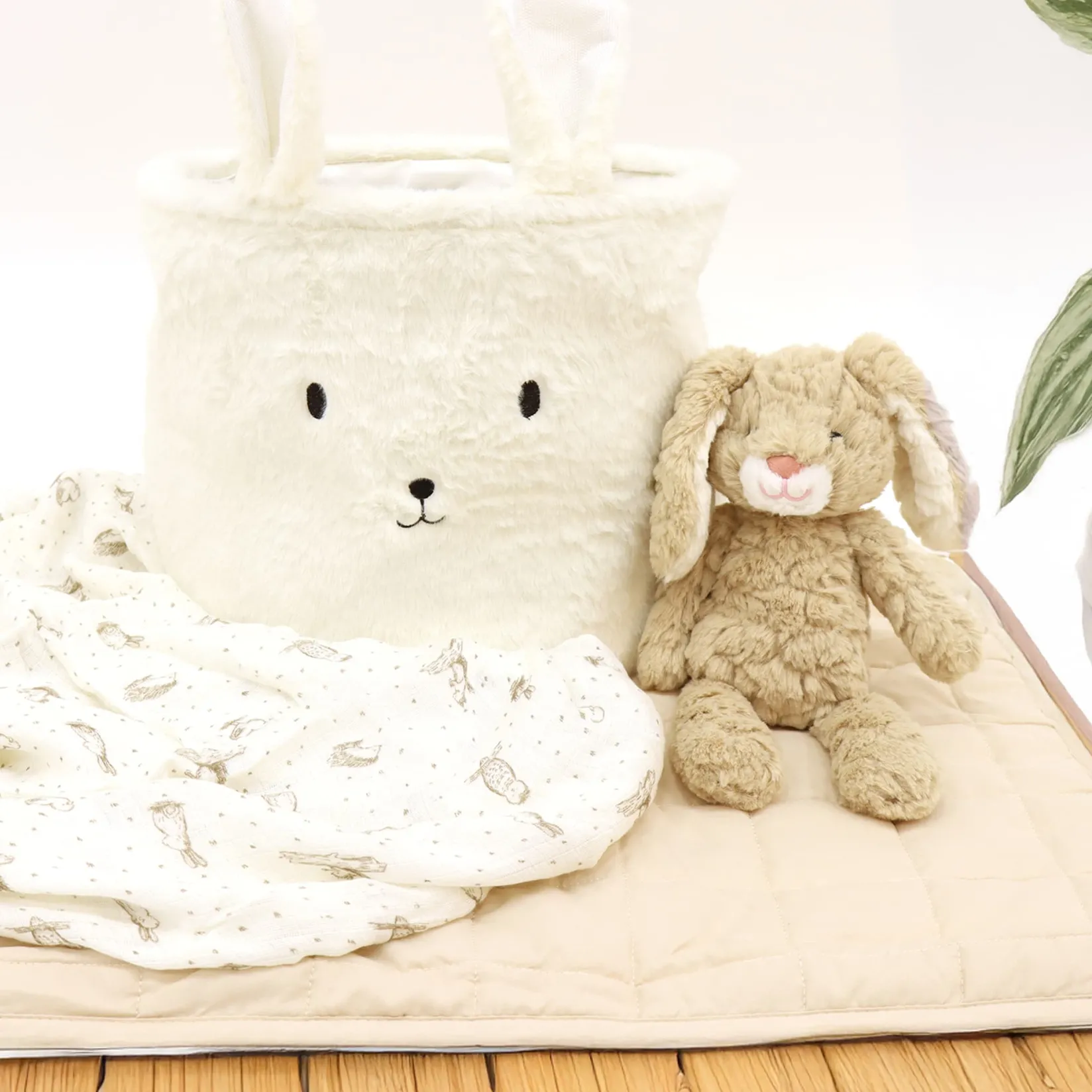 Storage>Bebe Confort Basket - Ivory Rabbit