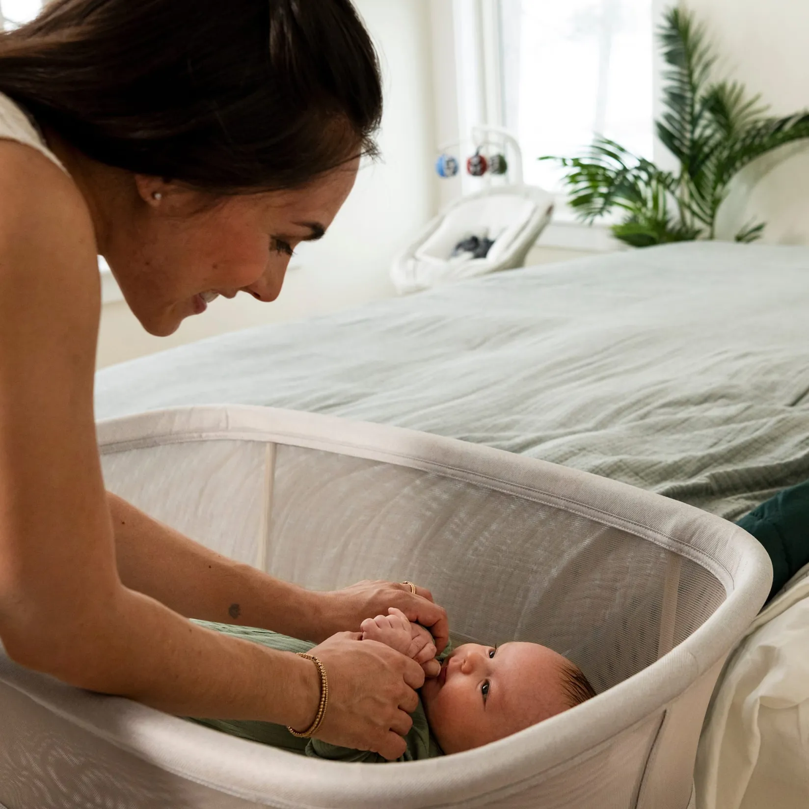 Playards & Bassinets|Playards & Bassinets>UPPAbaby Bassinet Smart Soma - Charlie