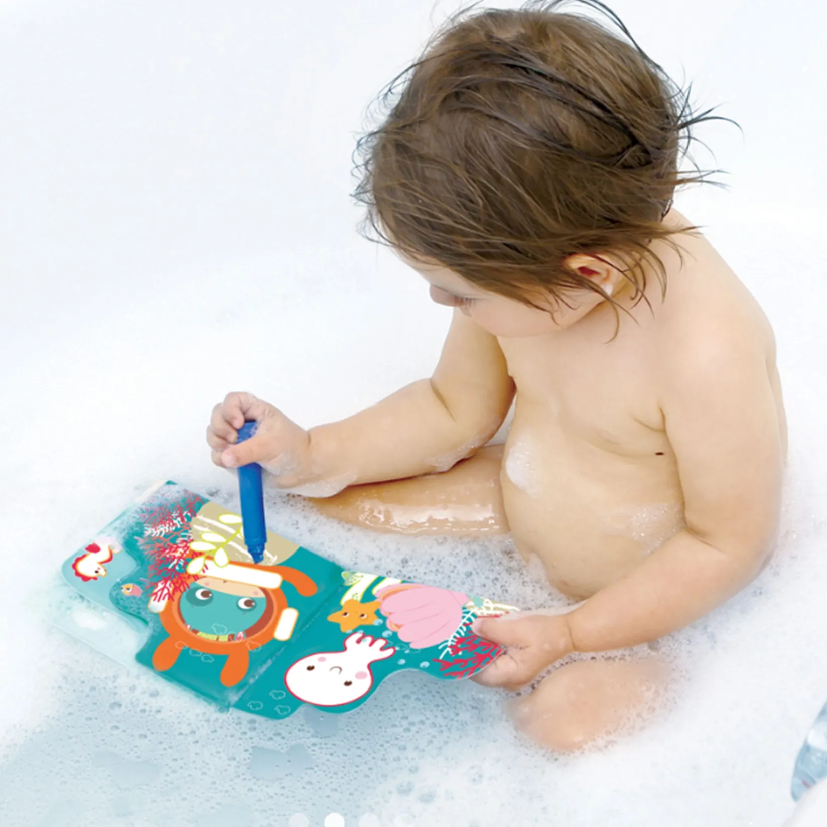 Bath Toys|Bath Accessories>Ludi Bath Book To Coloring