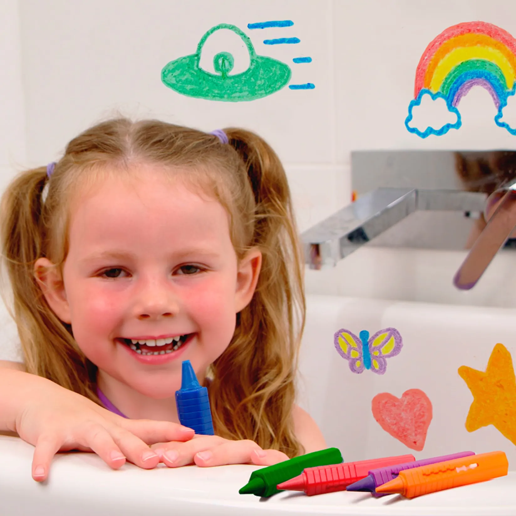Outlet Bath Crayons (6) Bath Toys|Bath Accessories