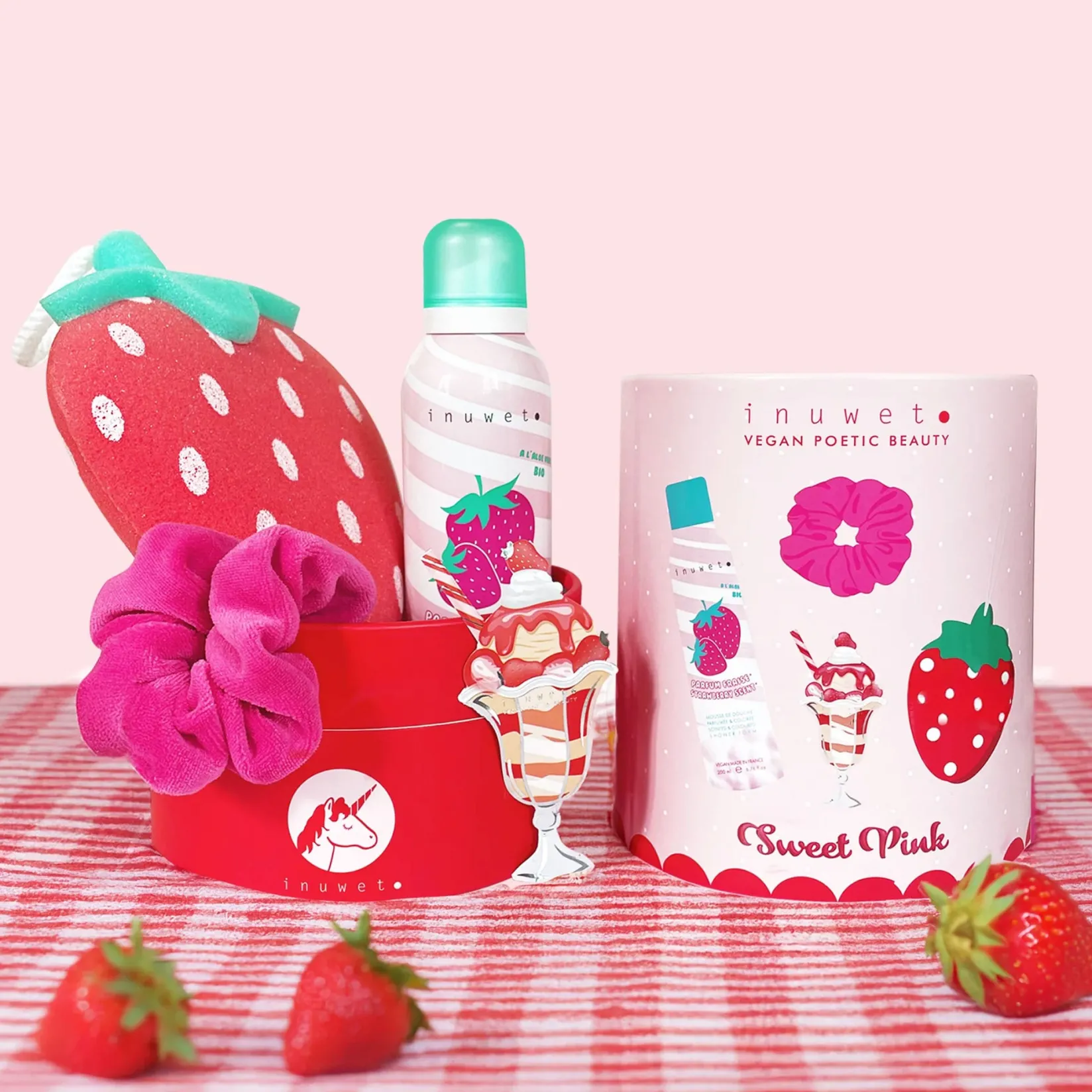 New Bath Gift Set - Strawberry Kids Body & Hair Care|Body & Hair Care