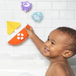 Bath Toys|Bath Accessories>Skip Hop Bath Spinner Shark Narwhal