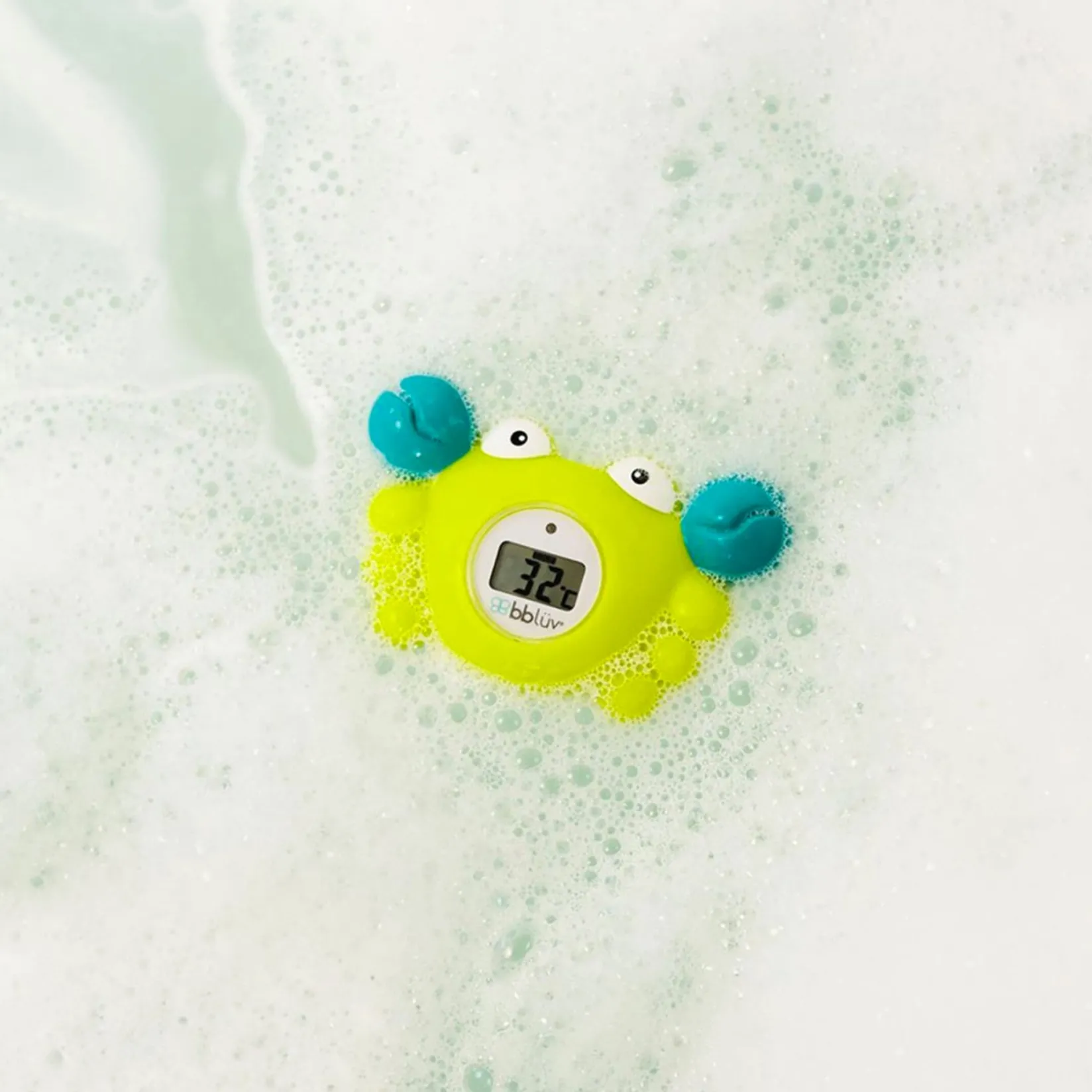Outlet Bath Thermometer Krab - Green / Blue Bath Accessories