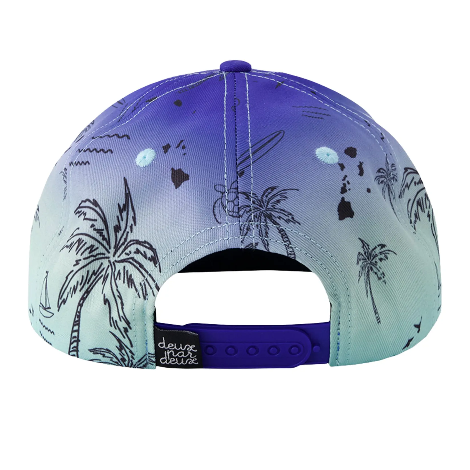 Hats And Caps>Deux par Deux Beach Cap 3-14 Mint