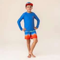 Clearance Beach Ls Rashguard 2-10 Kids/BOY Swimsuits