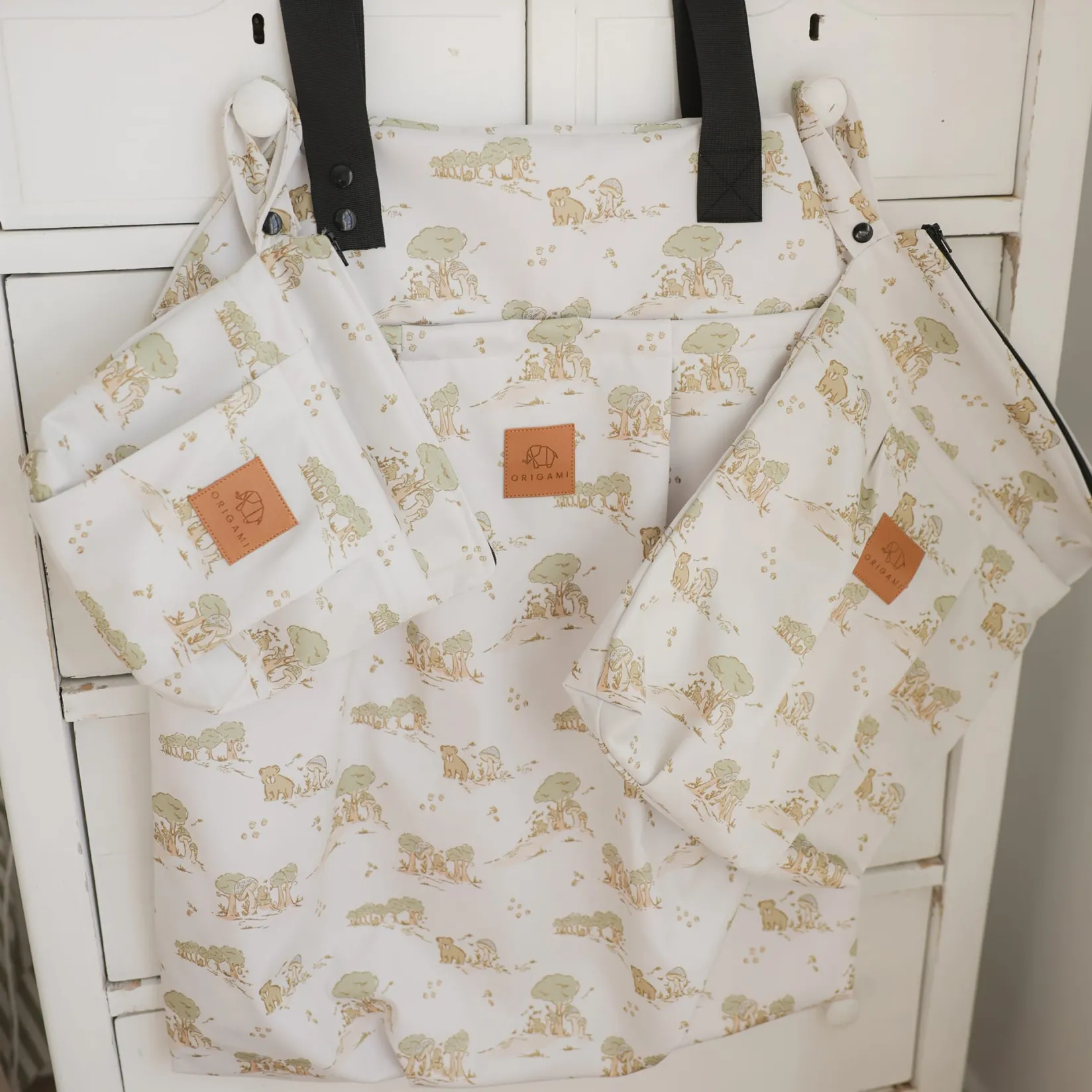 Diaper Bags|Diaper Bags>Origami Bear Large Wetbag