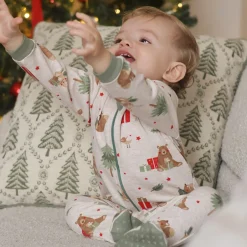 Bear Pajamas Prem-30m BOY Preemie Clothing|Pajamas