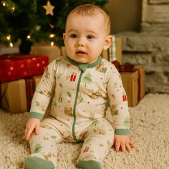 Bear Pajamas Prem-30m BOY Preemie Clothing|Pajamas