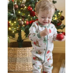 Bear Pajamas Prem-30m BOY Preemie Clothing|Pajamas