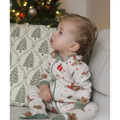 Bear Pajamas Prem-30m BOY Preemie Clothing|Pajamas