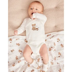 Online Bear 2pc Muslin Set Kids Blankets|Blankets