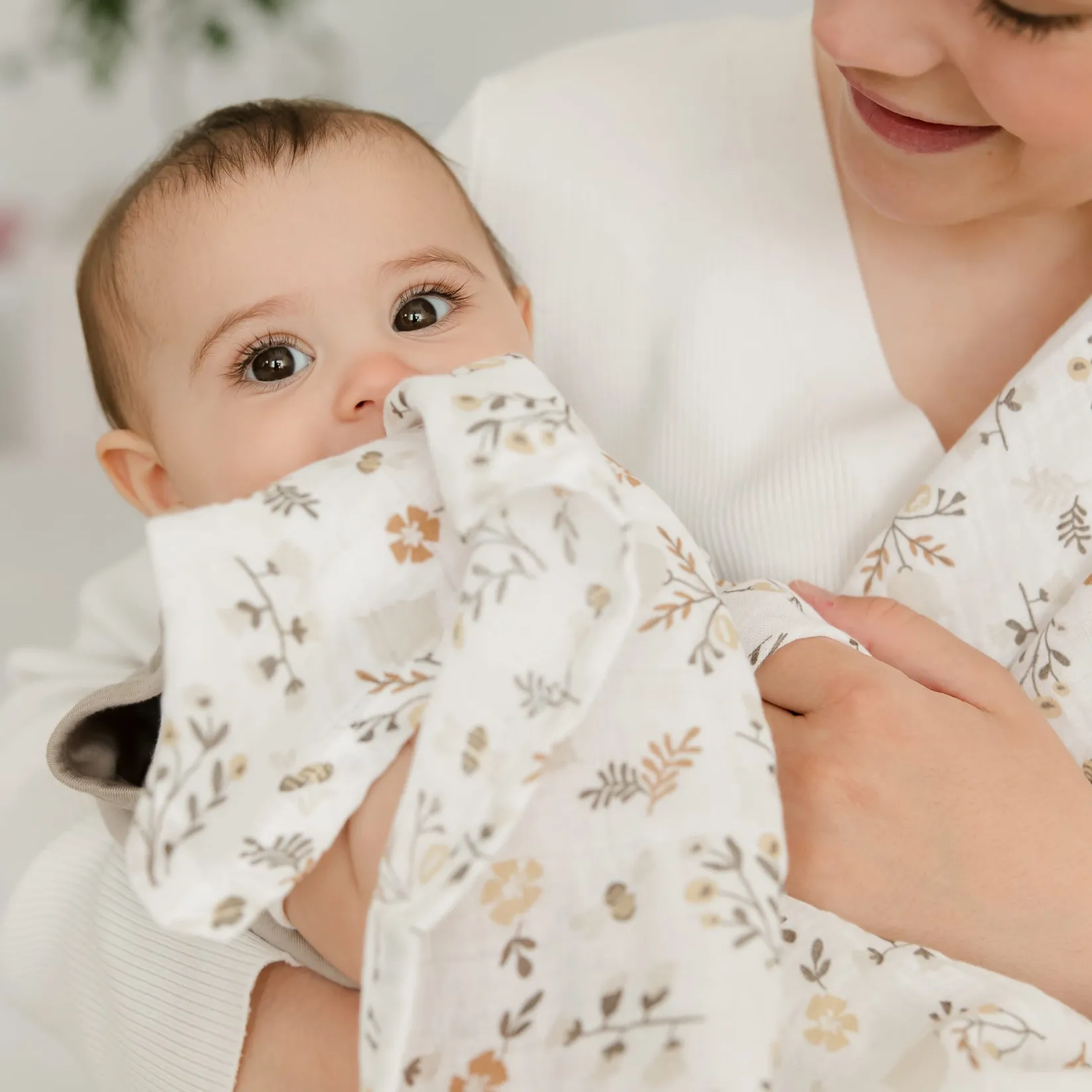 Blankets|Blankets>Perlimpinpin Bee Muslin Blanket