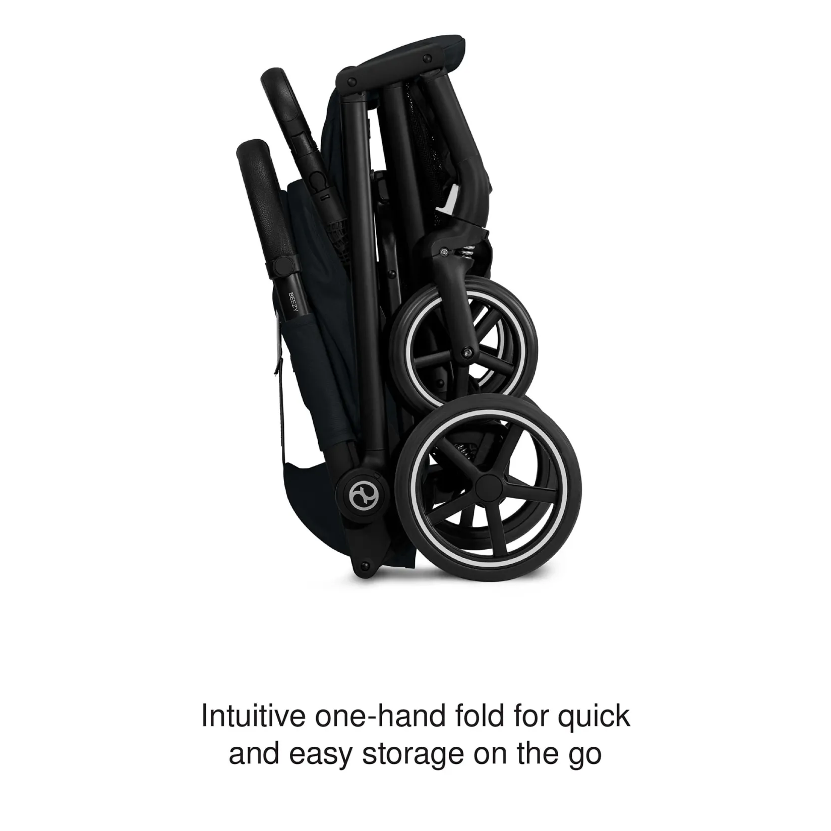 Strollers|Strollers & Trailers>Cybex Beezy 2 Compact City Stroller - Magic Black