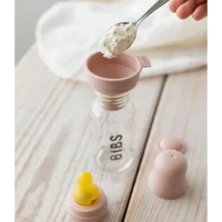 Breastfeeding|Bottles & Nipples>Bibs Glass Bottle Complete Set Latex - Ivory