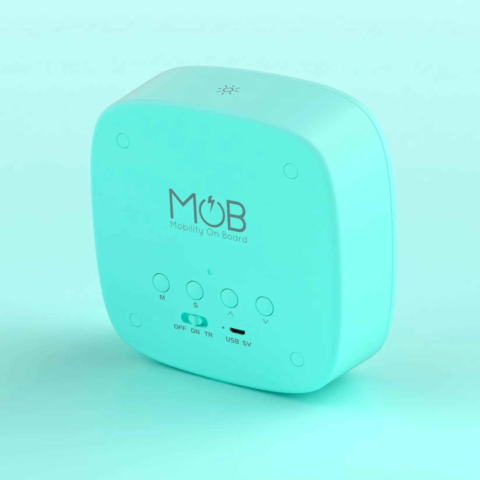 Clocks & Timers|Clocks & Alarm Clocks>MOB Mobility On Board Billy Clock - Turquoise