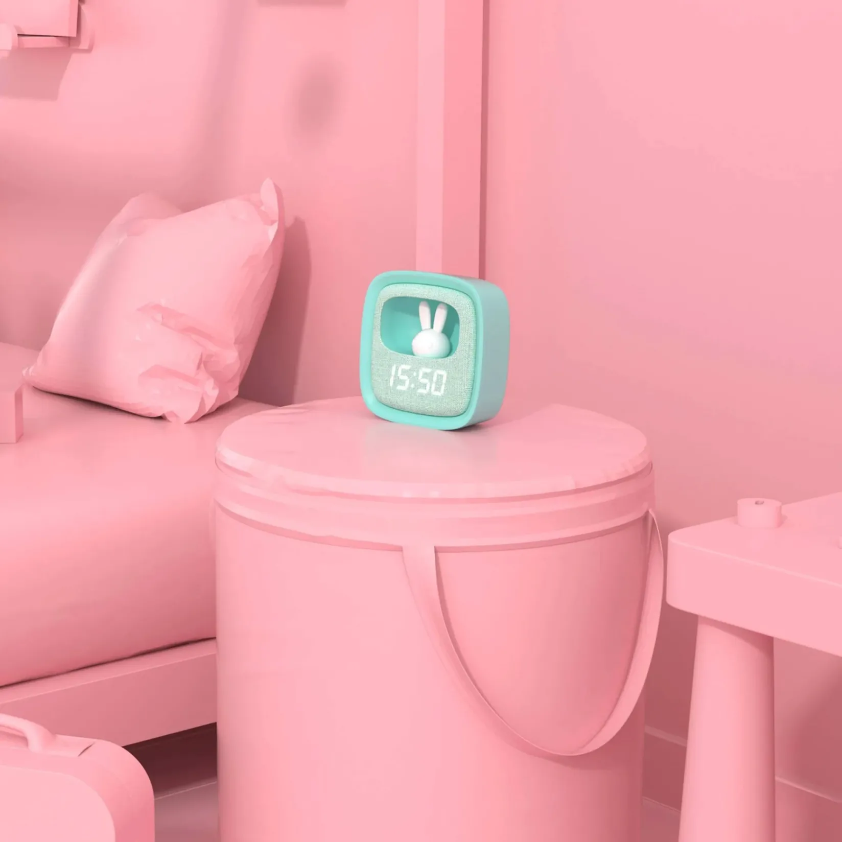 Clocks & Timers|Clocks & Alarm Clocks>MOB Mobility On Board Billy Clock - Turquoise