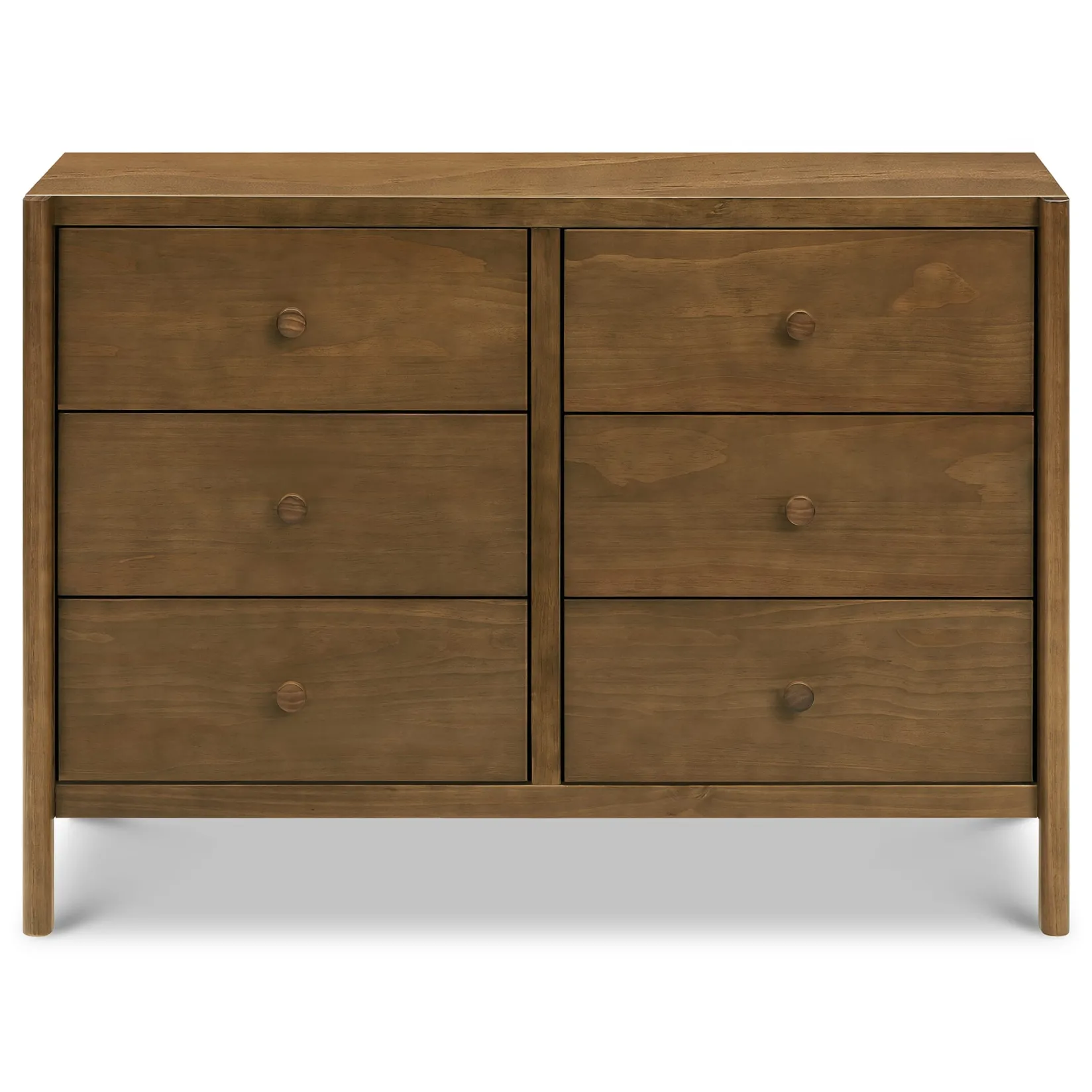 Outlet Birdie 6-Drawer Dresser - Walnut Storage Furniture