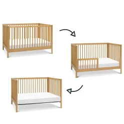 Hot Birdie 3-in-1 Convertible Crib - Honey Cribs & Mattresses|Cribs & Mattresses