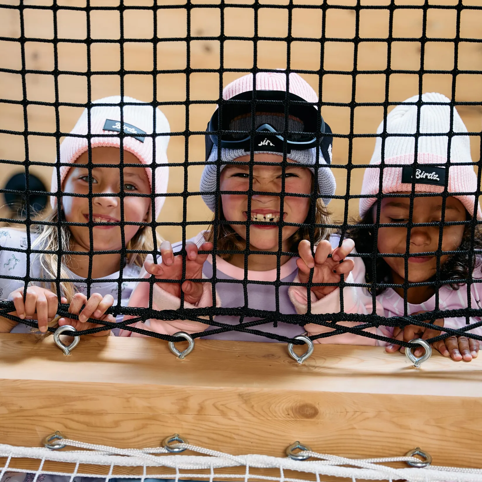 Beanies>Birdz Colorblock Beanie 2-16 y White