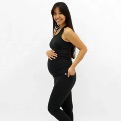 Casual Clothing & Sports Clothing|Tops>Bella Maternite Athletic Tank Top Black