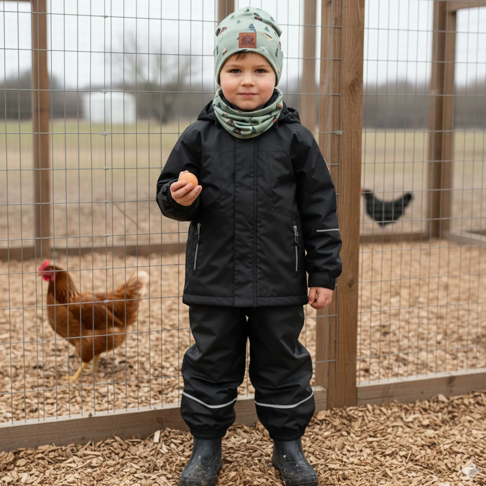 Outerwear|Outerwear>Deer Mountain 3in1 Set 7-12 Black