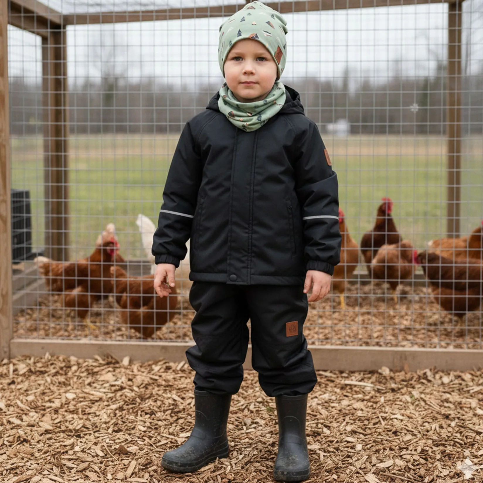 Outerwear|Outerwear>Deer Mountain 3in1 Set 2-6 Black