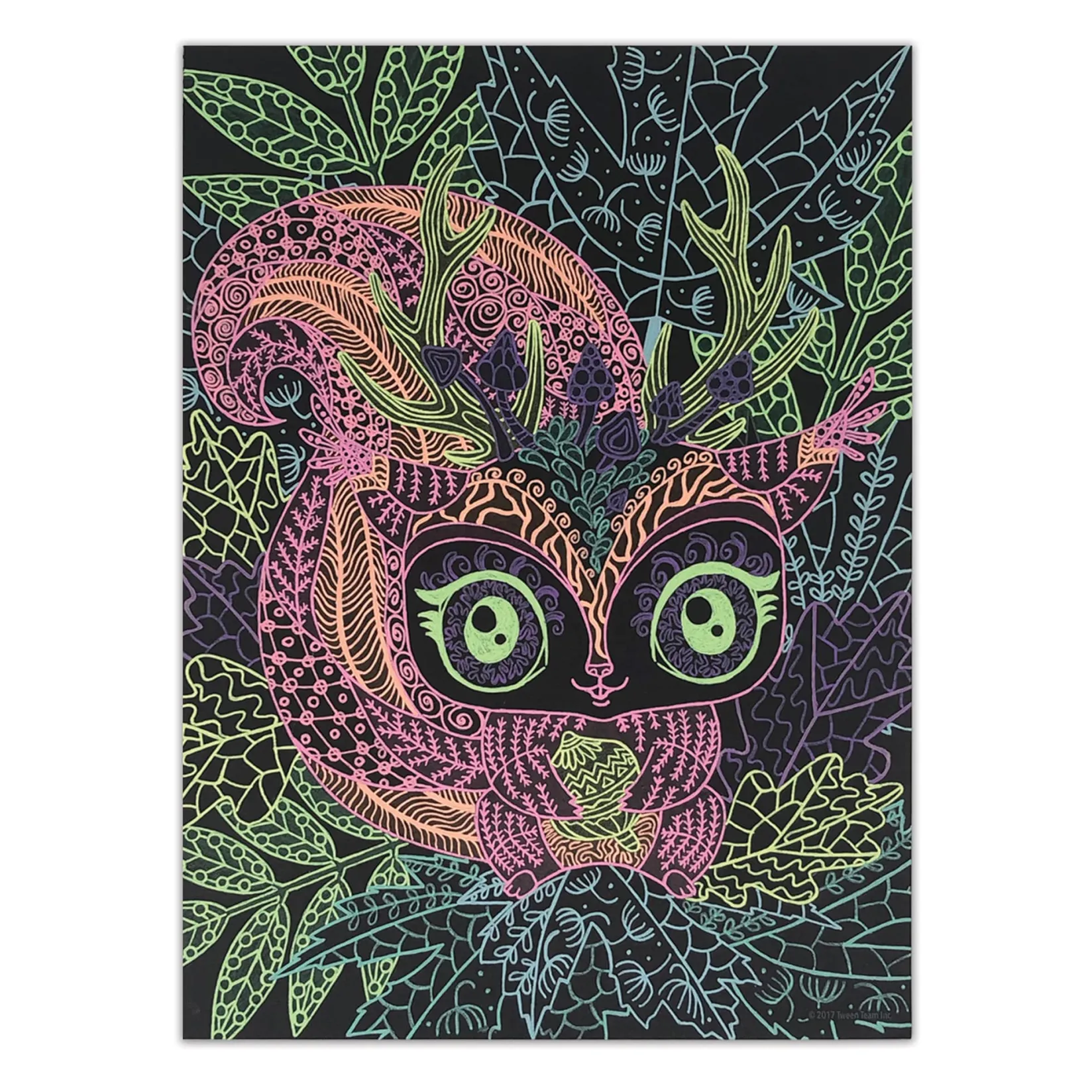 Black Pages Coloring Book Kids Diy & Activities