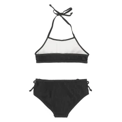 Swimsuits>Look Rib Bikini 3-14y Black