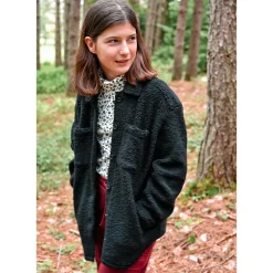 Best Romance Shacket 7-14 Kids Fleeces And Sweatshirts|Tops