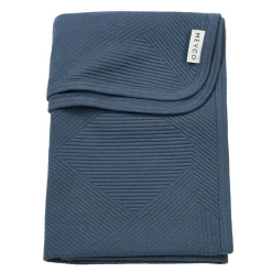 Blankets|Blankets>Meyco Blanket Pure - Indigo