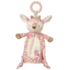 Teething Toys>Douglas Blanket Teether Pink Fawn