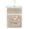 Blanket with Plush Friends- Taupe Kids Blankets|Blankets