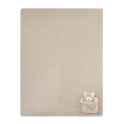 Blanket with Plush Friends- Taupe Kids Blankets|Blankets