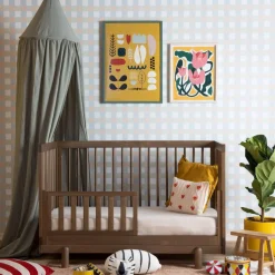 Cribs & Mattresses|Cribs & Mattresses>Dadada Baby Bliss 4-In-1 Convertible Crib - Walnut