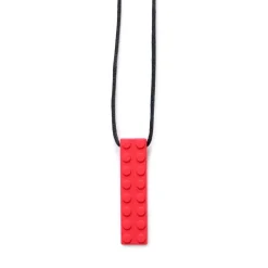 Teething Toys>Bulle Bloc Pendant - Red