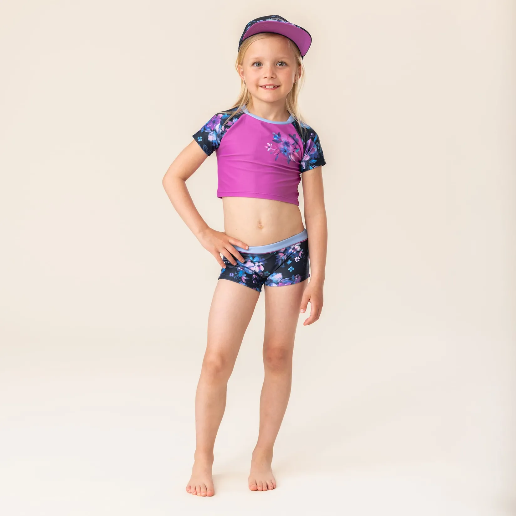 Clearance Blossom 2pc Uv Swimsuit 4-14 Kids Swimsuits