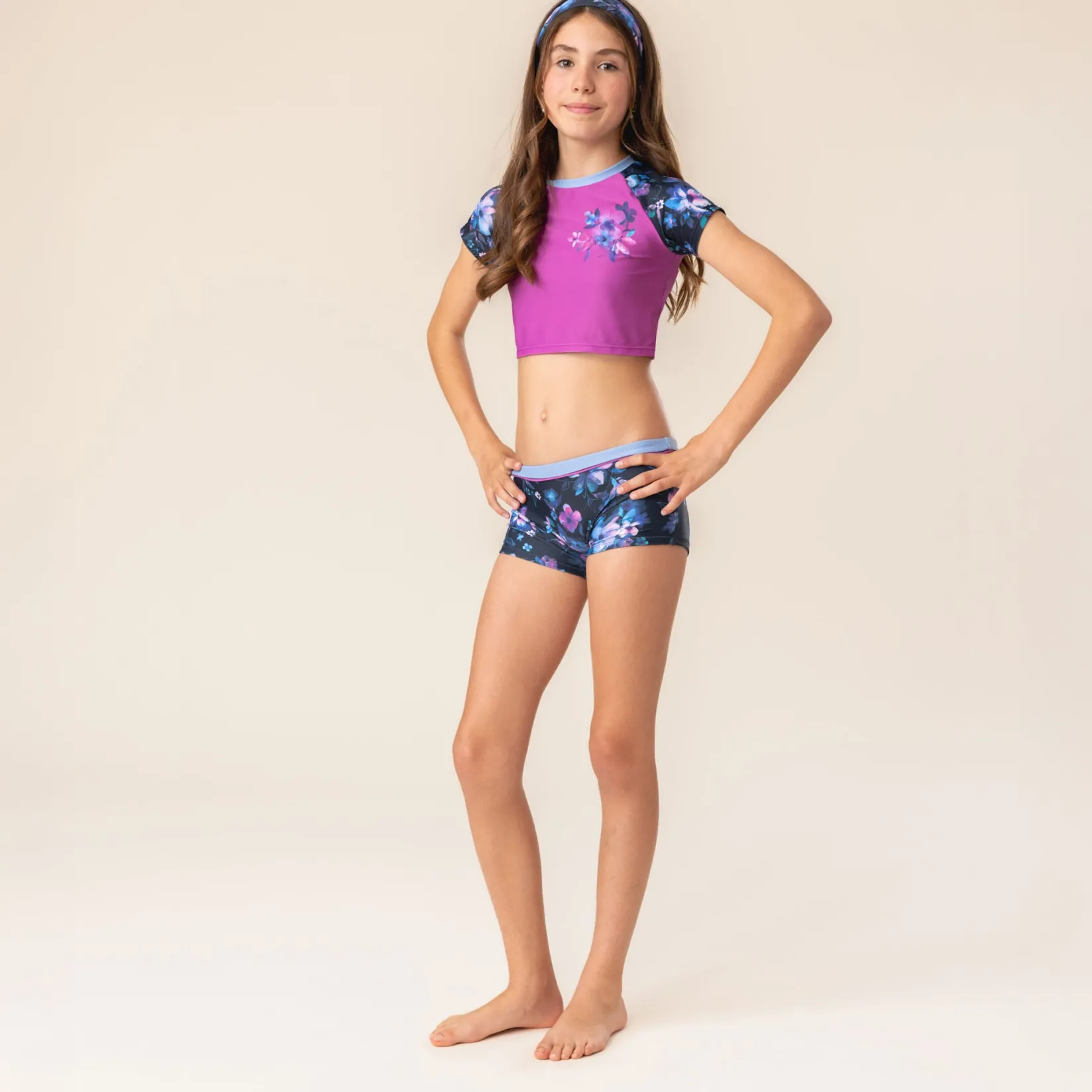Clearance Blossom 2pc Uv Swimsuit 4-14 Kids Swimsuits